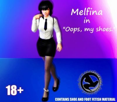 Melfina in Oops- my shoes. by Jormun