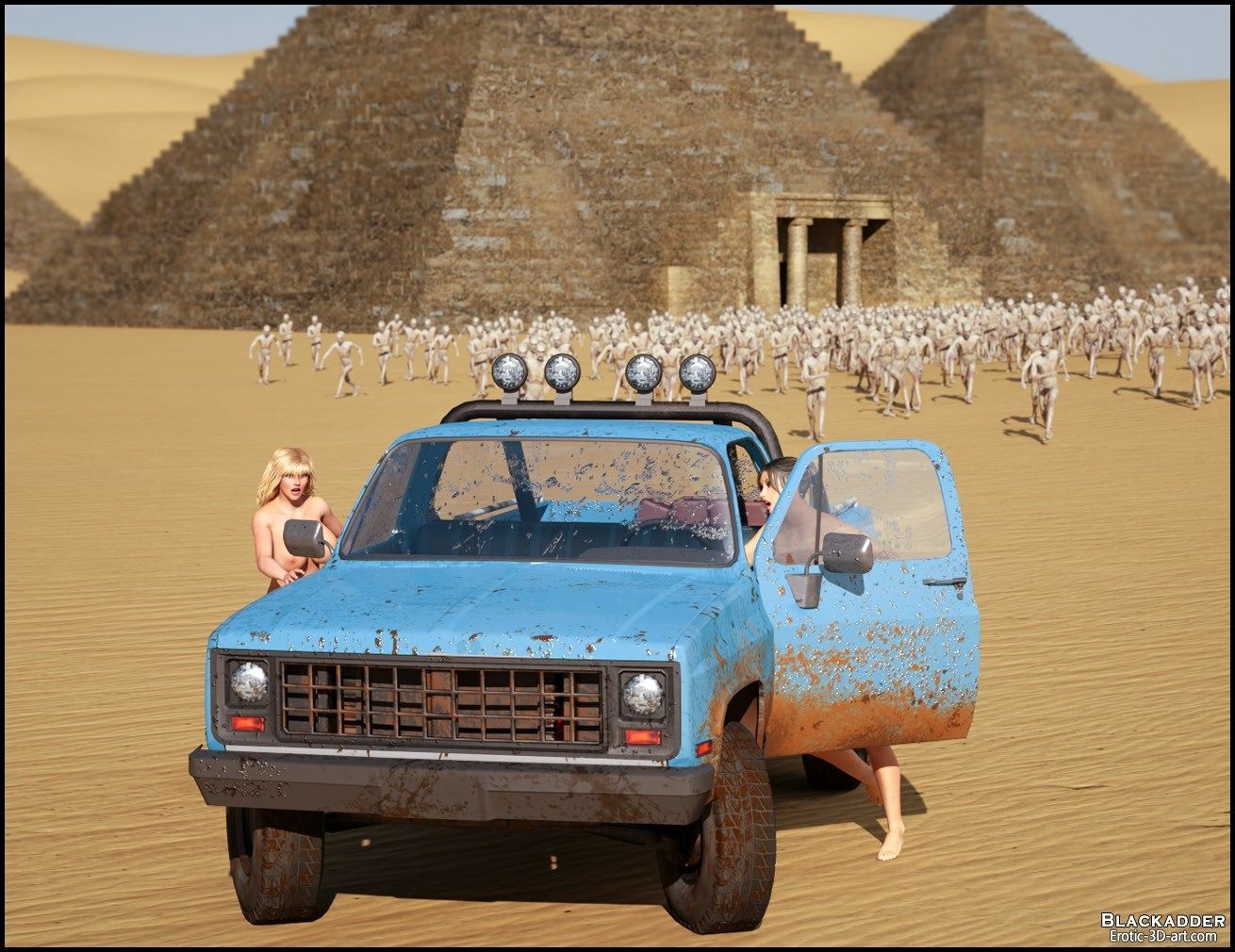 blackadder Podróż w Egipt 3 - część 4
