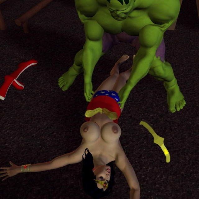 o incrível hulk versus maravilha mulher