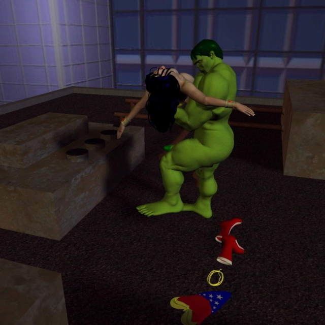 w niesamowite Hulk przeciwko ciekawe kobieta - część 3