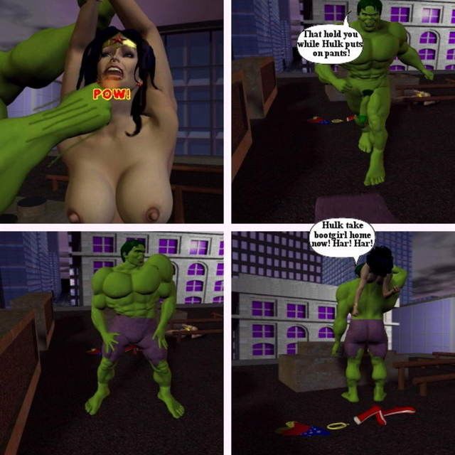 w niesamowite Hulk przeciwko ciekawe kobieta - część 3