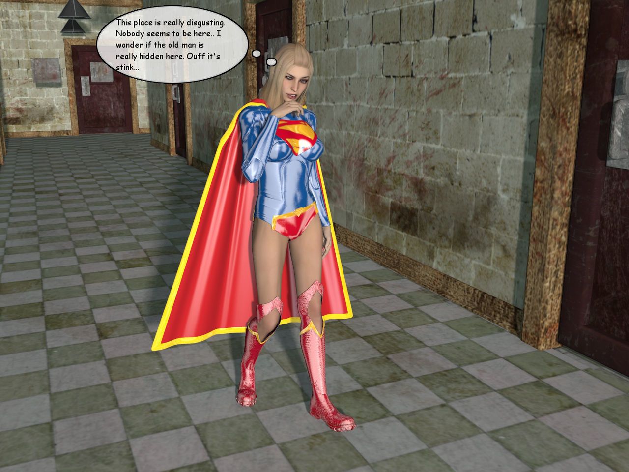de retour pour l' passé mettant en vedette supergirl