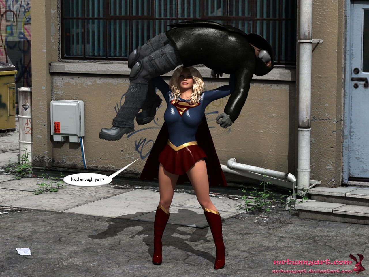 supergirl vs Cain