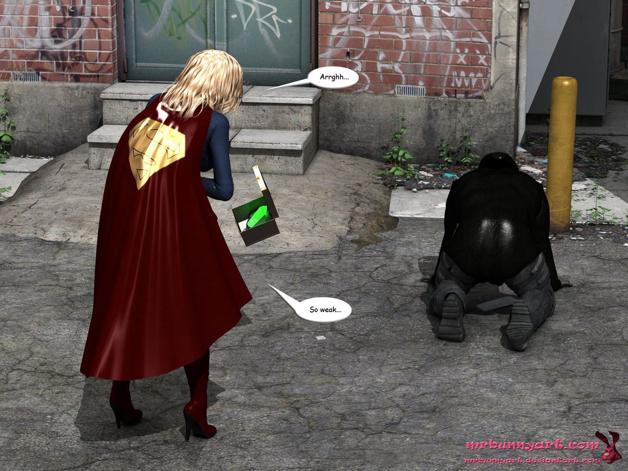 supergirl đấu với Cain - phần 2