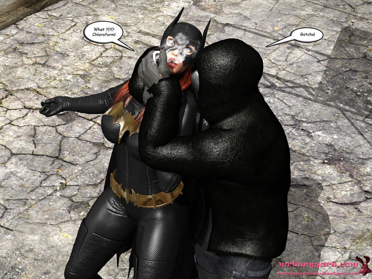Batgirl vs Caino