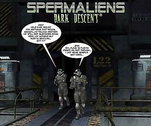 Spermaliens 3d XXX كاريكاتير أنيمي غريبة الوحش cock..