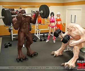 3d sex monsters fucking in the gym - part 567