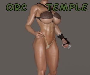 Amazons बनाम राक्षसों orc मंदिर