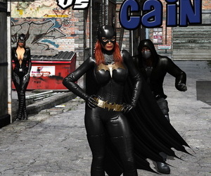 Mrbunnyart Batgirl vs Kaïn batmanchinees