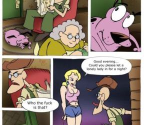 Comics Courage – The Cowardly Dog drawn sex