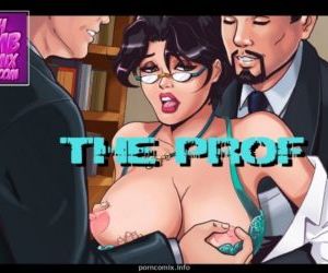 Comics Gush Bomb-The Prof, blowjob  group