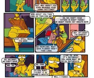 Comics A Day in Life of Marge - part 2, blowjob , family  simpsons