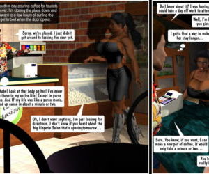 histórias em quadrinhos Grande menina Perdido regine e truman ébano .., 3d interracical