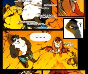 कॉमिक्स कापू मास्टर पांडा, गुदा मुख-मैथुन