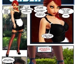 komiksy Lustomic pokojówka w zamówienie, Sex oralny , tranny футанари & tranny & dickgirl