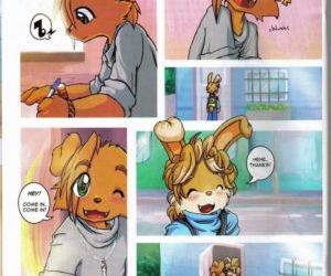 Comics The Day Before The Exam, furry  title:the day before the exam