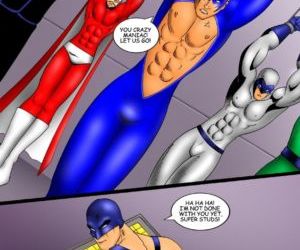 Comics The Super Studs 2, bondage , superheroes  iceman blue