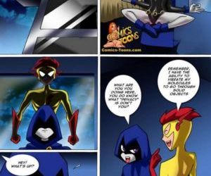 Comics Raven X Kid Flash, palcomix  teen titans