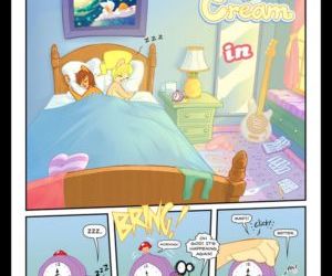 truyện tranh Peaches và kem bữa sáng trong Ngủ điLông lá