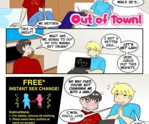 Comics Out Of Town 1 gender bending