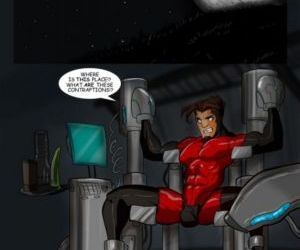 fumetti Marte il Ritorno di dr Acciaio Artiglio, iceman blu bondage