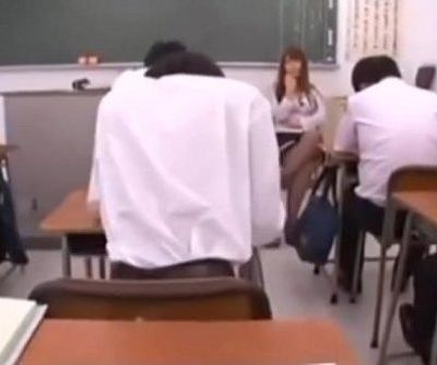 sexy teacher get fuck in school -..
