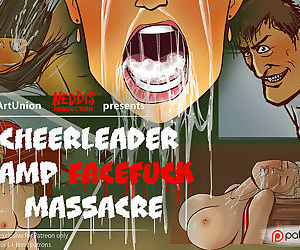 Pom-pom girl camp Facefuck massacre