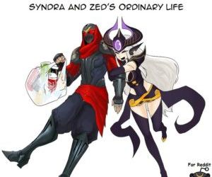 syndra và zeds bình thường life..