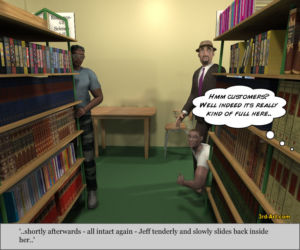 3Darlings Model Nadia at the Library - part 4