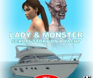 女性 & monster: 性的 物語 月 a ヨット